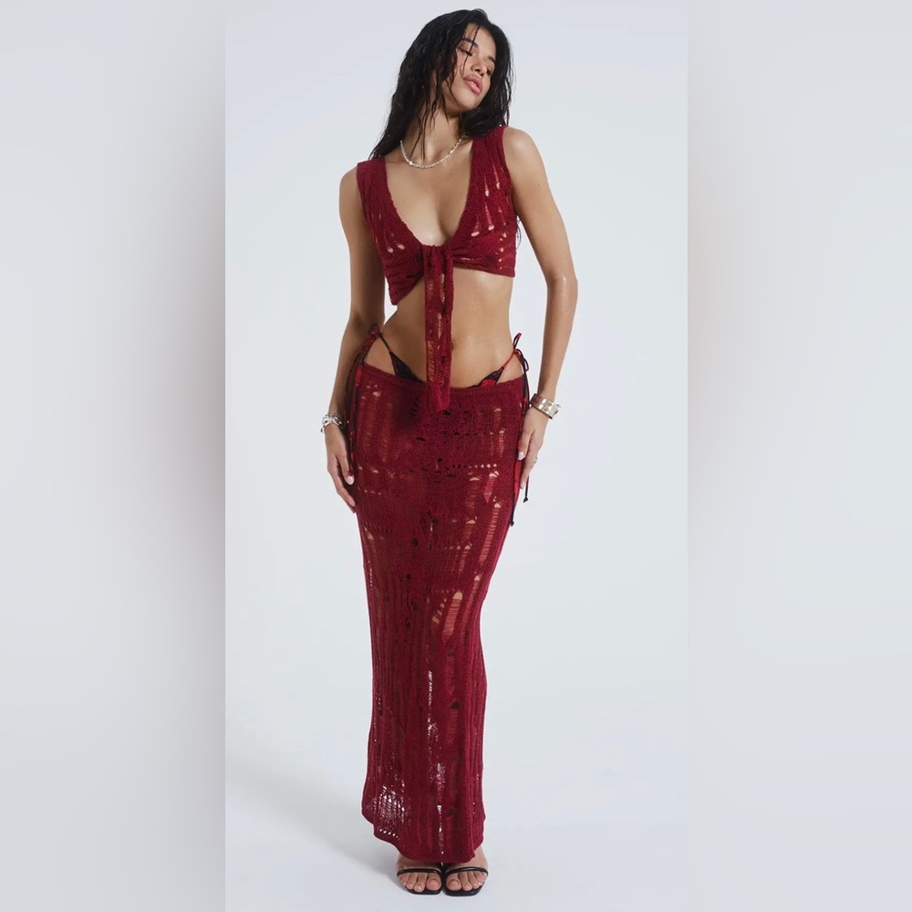 Jaded London Beach Top and Skirt